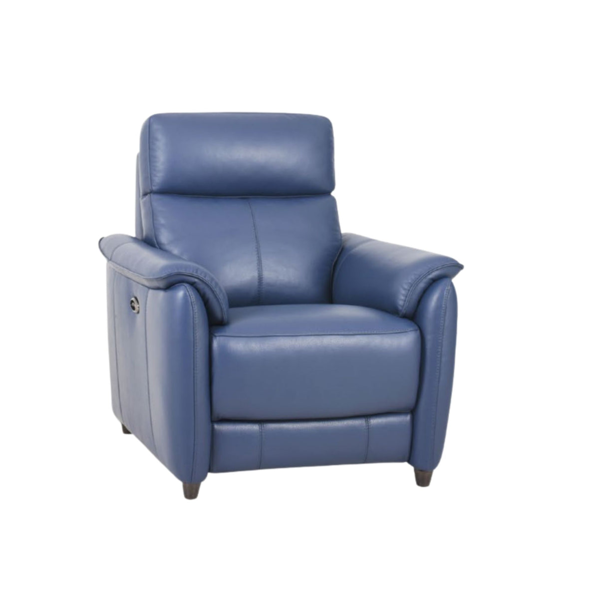 Blue best sale recliner chair