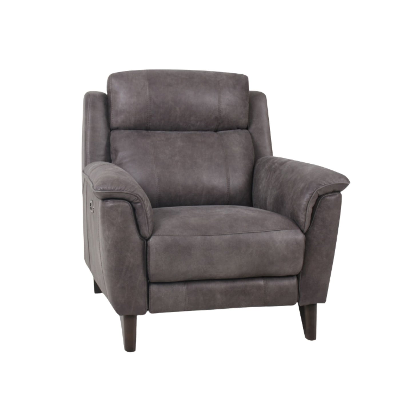 Symphony Leather Armchair Recliner(Grey)