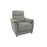 Lincoln fabric Armchair (Green)